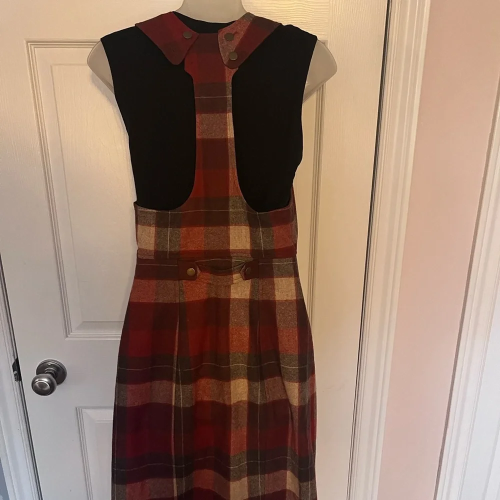 Pendleton Red and Black Plaid Mini Dress - Picture 3 of 8